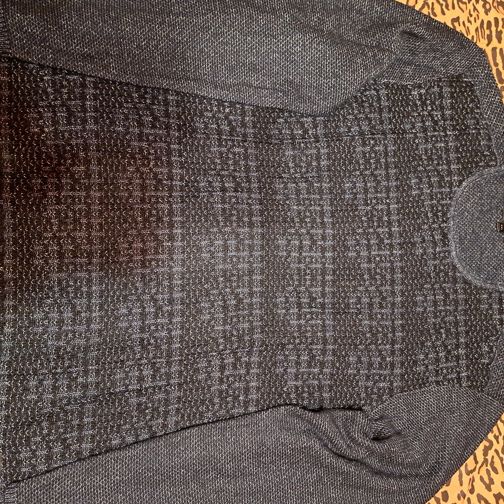 John Varvatos Charcoal Crewneck Sweater
